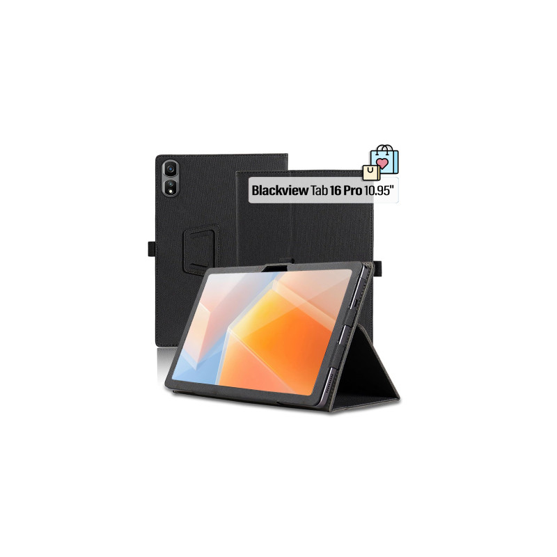 Чохол до планшета BeCover Slimbook Blackview Tab 16 Pro 10.95" Black (713718)