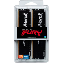 Модуль пам'яті для комп'ютера DDR5 128GB (2x64GB) 5600 MHz Beast Black Kingston Fury (ex.HyperX) (KF556C40BBK2-128)