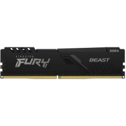 Модуль пам'яті для комп'ютера DDR4 16GB (2x8GB) 3200 MHz Black Kingston Fury (ex.HyperX) (KF432C16BBK2/16WP)