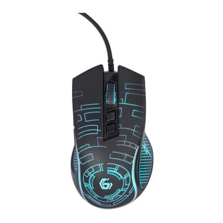 Мишка Gembird MUSG-RGB-01 USB Black (MUSG-RGB-01)