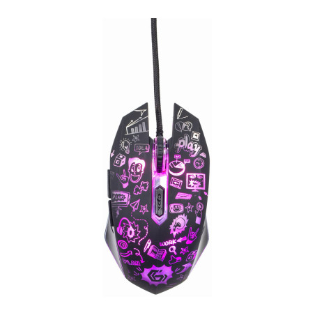 Мишка Gembird MUS-6B-GRAFIX-01 USB Black (MUS-6B-GRAFIX-01)