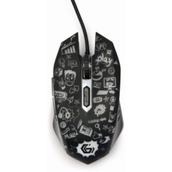 Мишка Gembird MUS-6B-GRAFIX-01 USB Black (MUS-6B-GRAFIX-01)
