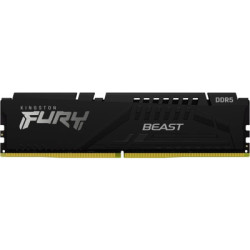 Модуль пам'яті для комп'ютера DDR5 64GB (2x32GB) 5600 MHz Fury Beast Black Kingston Fury (ex.HyperX) (KF556C36BBE2K2-64)