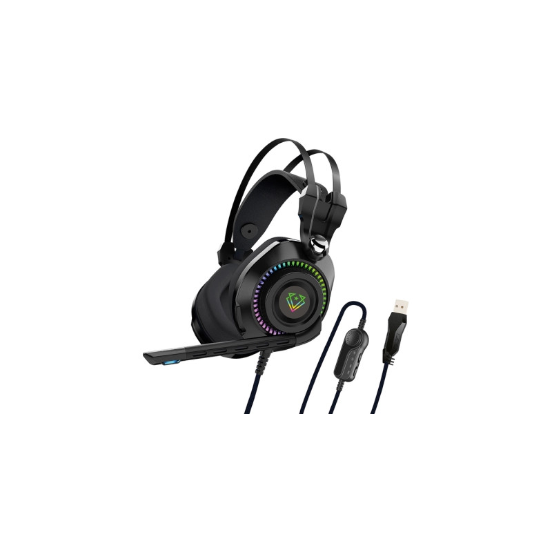 Навушники Vertux Bogota 7.1 USB Black (bogota.black)