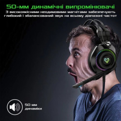 Навушники Vertux Bogota 7.1 USB Black (bogota.black)