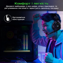 Навушники Vertux Bogota 7.1 USB Black (bogota.black)
