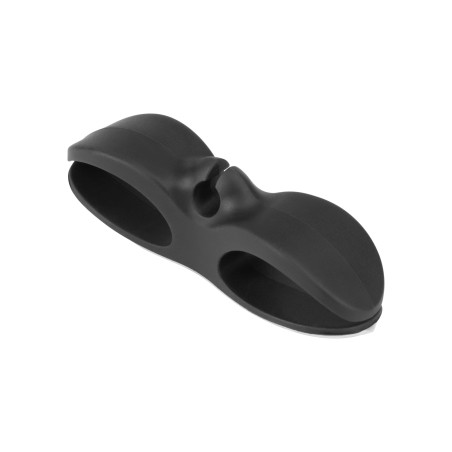 Тримач для кабелю OfficePro CM001B, клейка основа, black (CM001B)