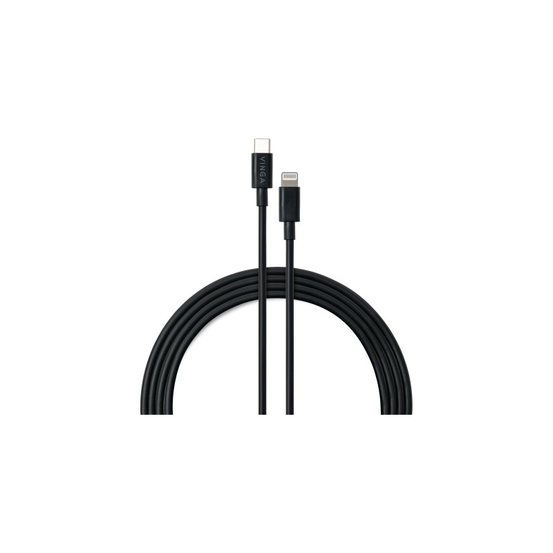 Дата кабель USB-C to Lightning 1.0m 3A 20W PVC Vinga (VCDCCL31)
