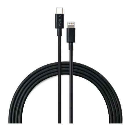 Дата кабель USB-C to Lightning 1.0m 3A 20W PVC Vinga (VCDCCL31)