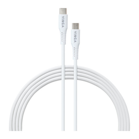 Дата кабель USB-C to USB-C 1.0m 60W TPE Vinga (VCDCCCM231)