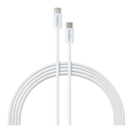 Дата кабель USB-C to USB-C 1.0m 100W E-Mark chip PVC Vinga (VCDCCCM251)