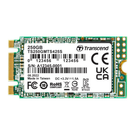 Накопичувач SSD M.2 2242 250GB Transcend (TS250GMTS425S)