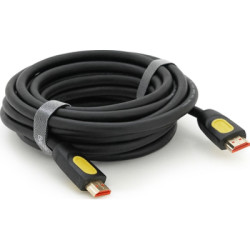 Кабель мультимедійний HDMI M to HDMI M 5.0m V2.0 4K UHD black VEGGIEG (YT-HDMI(M)/(M)HA-5/19714)