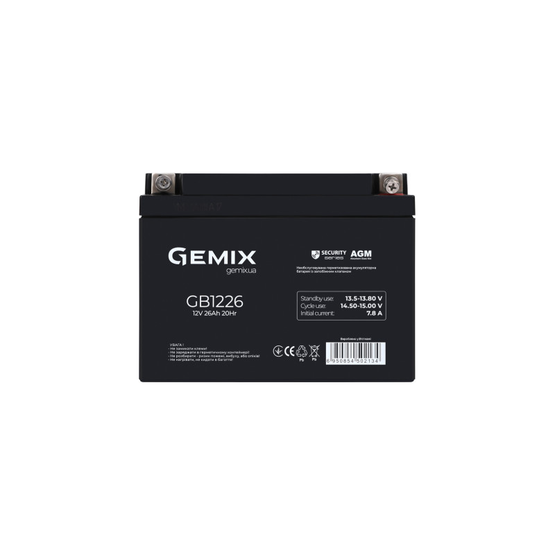 Батарея до ДБЖ Gemix GB 12V 26Ah Security (GB1226)