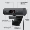 Веб-камера Logitech Brio 505 for Business Graphite (960-001459)