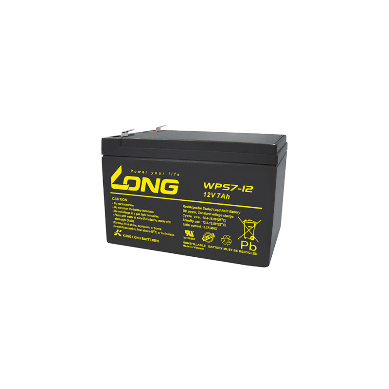 Батарея до ДБЖ Long 12В 7Ач (WPS7-12) (WPS7-12)