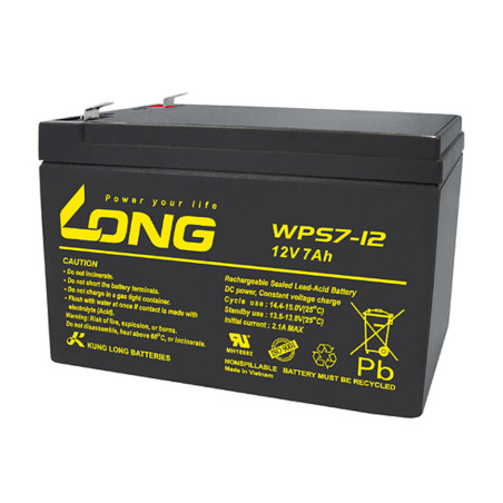 Батарея до ДБЖ Long 12В 7Ач (WPS7-12) (WPS7-12)