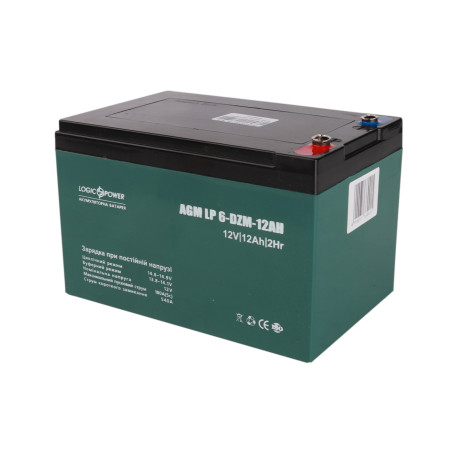 Батарея до ДБЖ LogicPower 12V 12Ah LP-6-DZM-12 (9172)