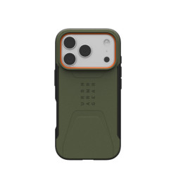 Чохол до мобільного телефона UAG iPhone 17 Pro Civilian MagSafe Olive/Orange (114545117297)