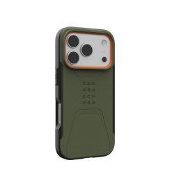 Чохол до мобільного телефона UAG iPhone 17 Pro Civilian MagSafe Olive/Orange (114545117297)