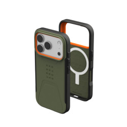 Чохол до мобільного телефона UAG iPhone 17 Pro Civilian MagSafe Olive/Orange (114545117297)