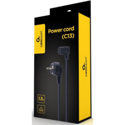 Кабель живлення C13 1.5m 90° corner Cablexpert (PC-186A-VDE1B-1.5M)