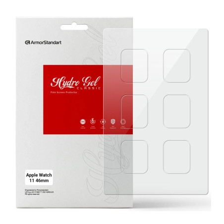 Плівка захисна Armorstandart hydrogel Apple Watch 11 46mm 6 pcs (ARM88734)