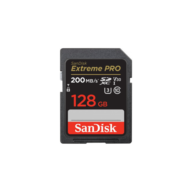Карта пам'яті SanDisk 128GB SD class 10 UHS-I U3 V30 Extreme (SDSDXXD-128G-GN4IN)