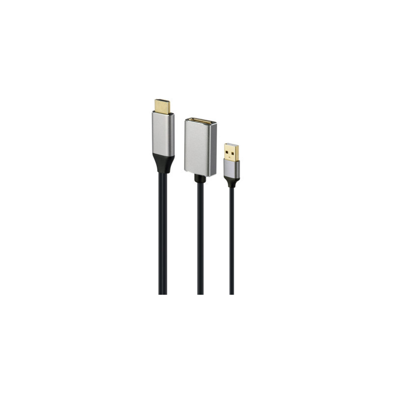 Перехідник Cablexpert HDMI to DisplayPort 4K 60Hz (A-HDMIM-DPF-02)