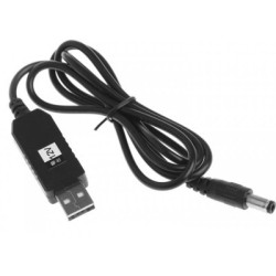Кабель живлення USB to DC 5.5x2.1mm 12V 1.0m XoKo (XK-DC512)