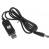 Кабель живлення USB to DC 5.5x2.1mm 12V 1.0m XoKo (XK-DC512)