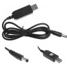 Кабель живлення USB to DC 5.5x2.1mm 12V 1.0m XoKo (XK-DC512)