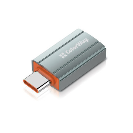 Перехідник USB-A toUSB-C ColorWay (CW-AD-AC)