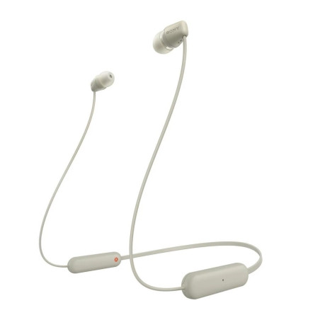 Навушники Sony WI-C100 Beige (WIC100C.CE7)