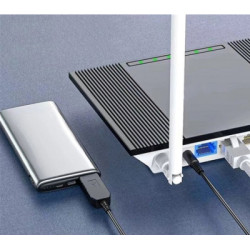 Кабель живлення USB to DC 5.5x2.1mm 12V 0.8m Armorstandart (ARM65663)