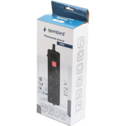 Мережевий фільтр живлення Gembird SPG3-G-15B-PRO