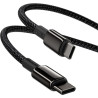 Дата кабель USB-C to USB-C 2.0m 100W black Baseus (CATWJ-A01)