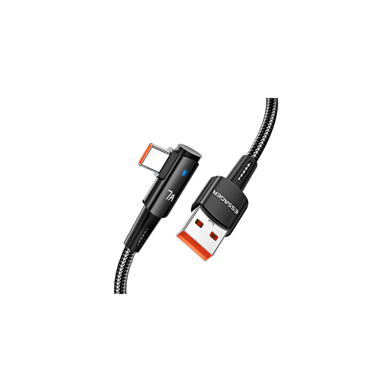 Дата кабель USB 2.0 AM to USB-C 1.0m 100W black Essager (EXCWT7A-CG01-P)