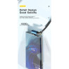 Дата кабель USB 2.0 AM to USB-C 1.0m 100W black Essager (EXCWT7A-CG01-P)