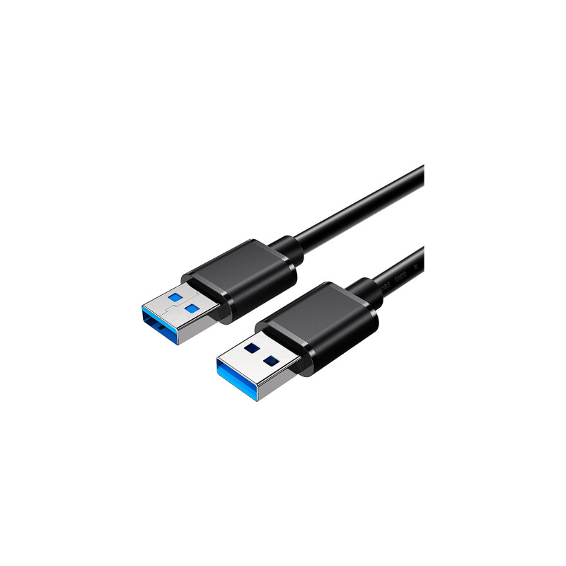 Дата кабель USB 3.0 AM/AM 2.0m 5Gbps black Essager (EXCAA-YTD01)