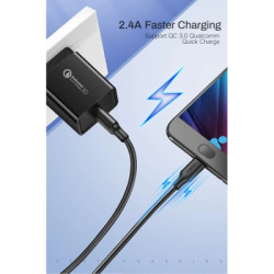 Дата кабель USB 2.0 AM to Micro 5P 3.0m 2A US289 black Ugreen (60827)