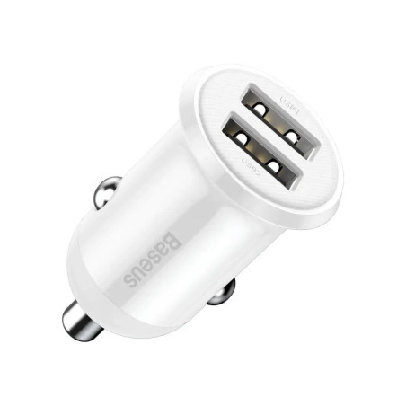 Зарядний пристрій Baseus 2xUSB 24W Grain Pro (CCALLP-02)