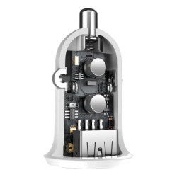 Зарядний пристрій Baseus 2xUSB 24W Grain Pro (CCALLP-02)