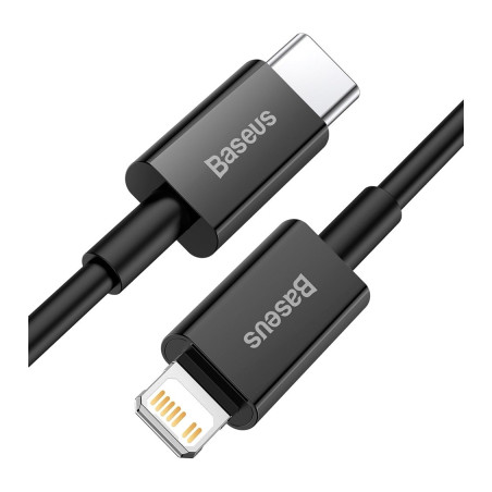 Дата кабель USB-C to Lightning 2.0m 3.0A PD Superior Series Black Baseus (CATLYS-C01)