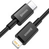 Дата кабель USB-C to Lightning 2.0m 3.0A PD Superior Series Black Baseus (CATLYS-C01)