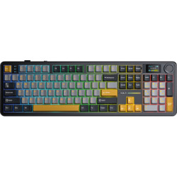 Клавіатура Aula F108 Pro Wireless/Bluetooth UA Black/Gray (6978080501295)