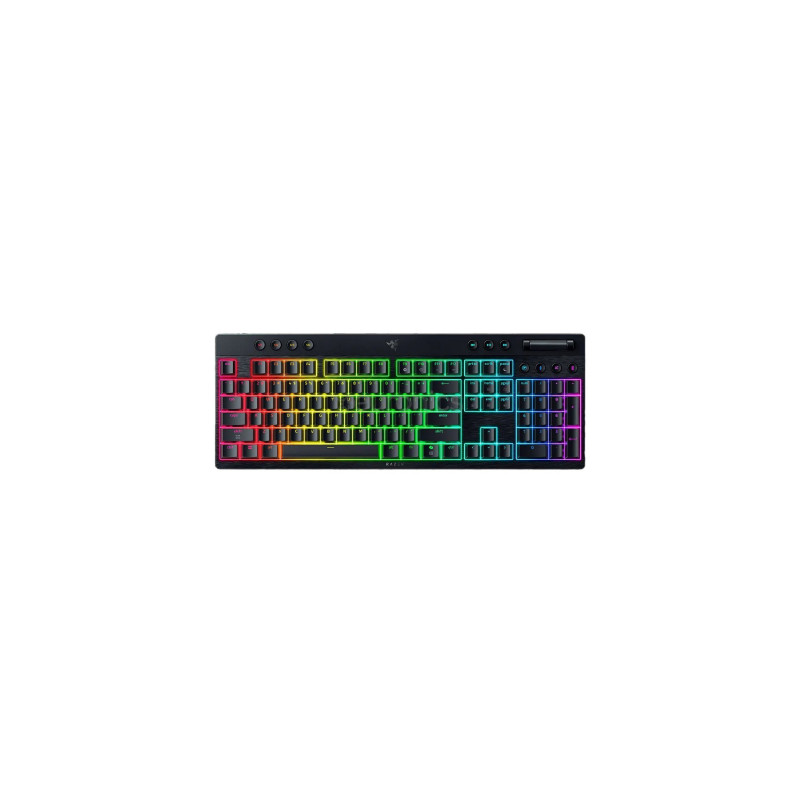 Клавіатура Razer BlackWidow V4 Low-Profile Wireless/Bluetooth/USB Orange switch UA Black (RZ03-05270800-R3M1)