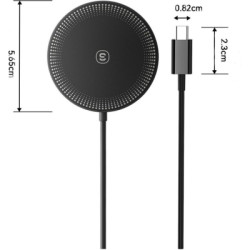 Зарядний пристрій Essager 2-in-1 wireless charger 15W black (EWXCX-CF01-Z)