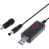 Кабель живлення USB to DC 3.5x1.35mm + 5.5x2.1mm 9V-12V Dynamode (KWS-912V)