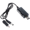 Кабель живлення USB to DC 3.5x1.35mm + 5.5x2.1mm 9V-12V Dynamode (KWS-912V)